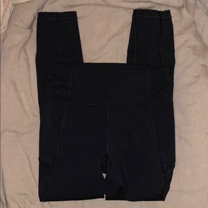 Lululemon Final Lap Crop *23", Noir Pant